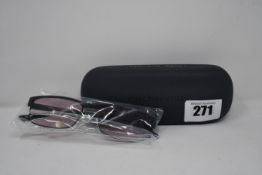 A pair of as new EnChroma Bancroft indoor colour-blind glasses (frame size: Medium 54-17-140).