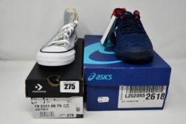 One as new Converse light grey All Star CTAS hi top trainers size UK 4 (19 2321 68 70). One as new