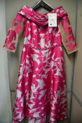 One as new Irresistible Irresistible Pink/Fuchsia dipped hem dress size 14 (IR4053).