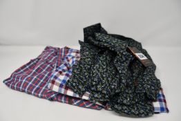 One men's as new Ben Sherman House Checked Long Sleeved shirt size M. One men's as new Ben Sherman