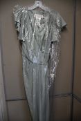 One as new David's bridal mint long dress size 18.