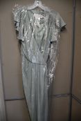 One as new David's bridal mint long dress size 12.