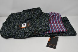 One men's as new Ben Sherman Script Long Sleeve House Check shirt size XS. Two men's as new Ben