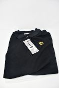 One men's Dior Homme black polo shirt size S.