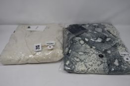 One as new Stelen Mette printed dress size S. One as new Farrow Juliette wrap dress size S.