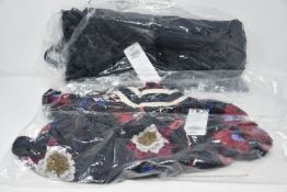 One as new French Connection Liliana Cupro Jersey V Neck Midi Dress size 8 (71NXI). One as new