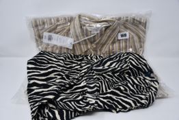 One as new French Connection Verve Stripe Belted Dress size S. One as new French Connection Geriel