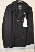 One as new Gloverall Admirality Black Peacoat size XS (MC3218EM-CPC).