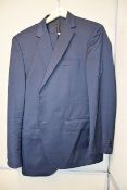 One pre-owned Emidio Tucci navy blue suit (size unknown).
