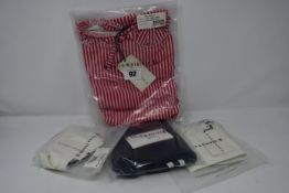 One as new Solid & Striped The Amelia off-the-shoulder swimsuit size S. One as new Solid & striped