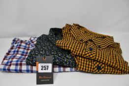 One men's as new Ben Sherman Short Sleeve Large Check shirt size L. One men's as new Ben Sherman