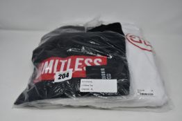 One as new Birdiebee Limitless black t-shirt size XL. One as new Birdiebee Red Double B Chill Zip