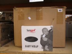 A large quantity of as new Sanggol baby wraps.