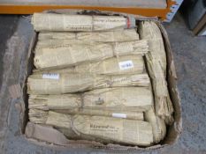 A large quantity of handmade flower soaps.