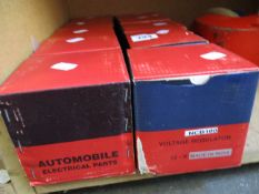 Ten boxed as new Automobile Electrical Parts voltage regulators.