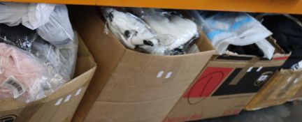 A quantity of as new clothing and related items.