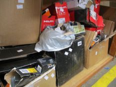 A quantity of miscellaneous nails/brads to include Paslode, Hilti and DeWalt.