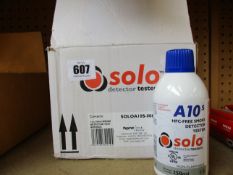 Twelve Solo A10S Smoke Detector Test Gas Canisters (250ml, non-flammable).