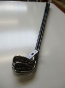 Three pre-owned Ping G-Series golf clubs (7 / S / W).