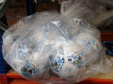 A quantity of Mitre footballs in size 4 and 5 (Approximately 11).