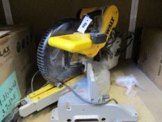 A Pre-owned Dewalt 250mm sliding compound mitre saw (DW717XPS).