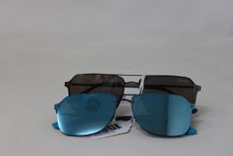 Two pairs of as new Pepe Jeans Saturn sunglasses (No cases).