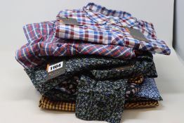 Thirteen men's as new Ben Sherman shirts in various styles, colours and sizes.