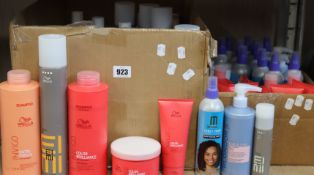 A quantity of Wella hair care products to include Color Touch intensive emulsions, Welloxon