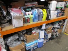 A large quantity of car parts, accessories and related items to include Autobrite Direct Quality Car