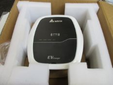 One boxed Delta Electronics EV car vehicle charger (All parts may not be included) (Model: