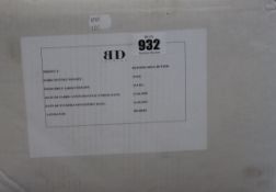 One boxed BD Trading refined shea butter (Size: 25kg).