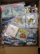 A large quantity of children's as new coat hooks and luggage tags to include Star Wars luggage