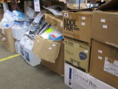 A quantity of miscellaneous medical related items to include Baxter Sterile Water and ProCare