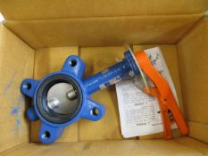 A Wolseley Jet Range 624.5 lug type butterfly valve (K86308).