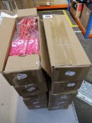 One hundred as new Kochblume silicone kitchen forks in red.