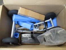 A boxed Orthomate Knee High Scooter.