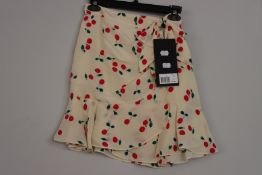 An as new The Kooples Naive Cherry skirt (Size 1 - RRP £114).