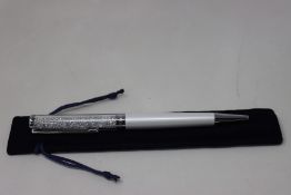Five Swarovski crystalline ball point pens (RRP £22).