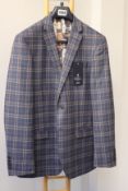 An as new Ben Sherman check suit jacket with retro speaker lining (38 Regular - RRP £119).