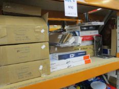 Miscellaneous TV/Monitor wall mounts, desk fans and related (15 items).