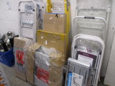 As new Stepladders and platforms to include a TB Davies Fibrglass Platform Step and a Werner Pro