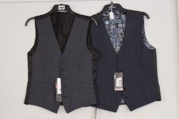 Two as new Ben Sherman waistcoats (36/38 Regular - RRP £50-55).