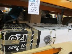 An adults boxed Zinc Eco Plus electric scooter (Sold as Seen, some parts may be missing).