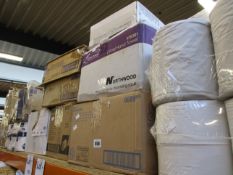 A large quantity of miscellaneous paper towels.