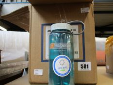 A collection of Nalgene drinking bottles to include; eight 32oz bottles and one 16oz bottle, in