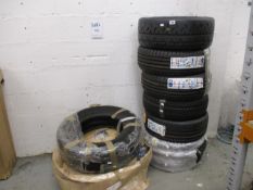 Nine tyres to include two as new Nankang Sportnex AS-2+ (205/50R17 93V XL) along with a quantity