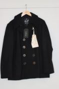 One as new Gloverall Admirality Black Peacoat size XS (MC3218EM-CPC).