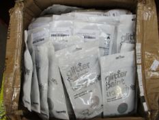 A large quantity of as new Hemway Silver Holographic Glitter Paint Additive (Approximately 130 x