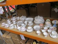 A quantity of assorted ceramics to include Royal Albert, Royal Crown Derby, Royal Daulton and a part