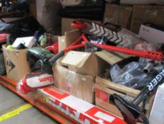 A large quantity of sport and leisure items to include: camping equipment, interlocking soft floor